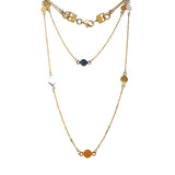 White Gold Yellow Gold Necklace