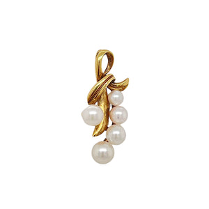 Pearl Pendant in 14ct yellow gold