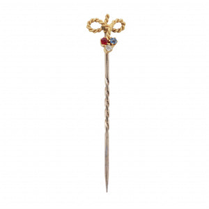 Antique 18ct Yellow Gold Stick Pin