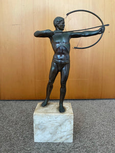 Vintage Bronzed Archer