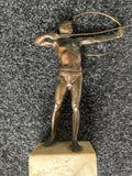 Vintage Bronzed Archer