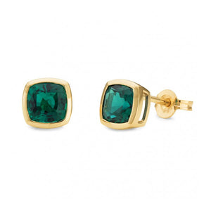 Emerald Stud Earrings 2