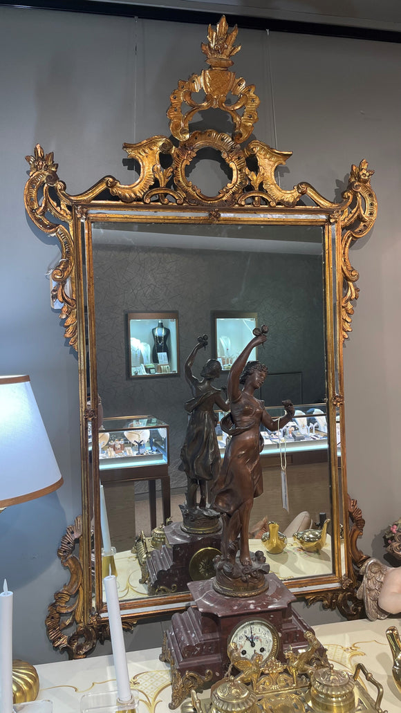 Vintage Gilt Italian Mirror