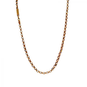 9ct Rose Gold Round Belcher Chain