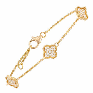 Diamond Sweet Alhambra Bracelet