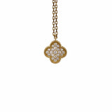 Diamond Sweet Alhambra Pendant Necklace