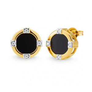 Diamond Onyx Studs