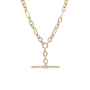 9ct Yellow Gold Fob Chain Necklace
