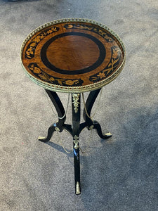 Antique French Inlay Sidetable