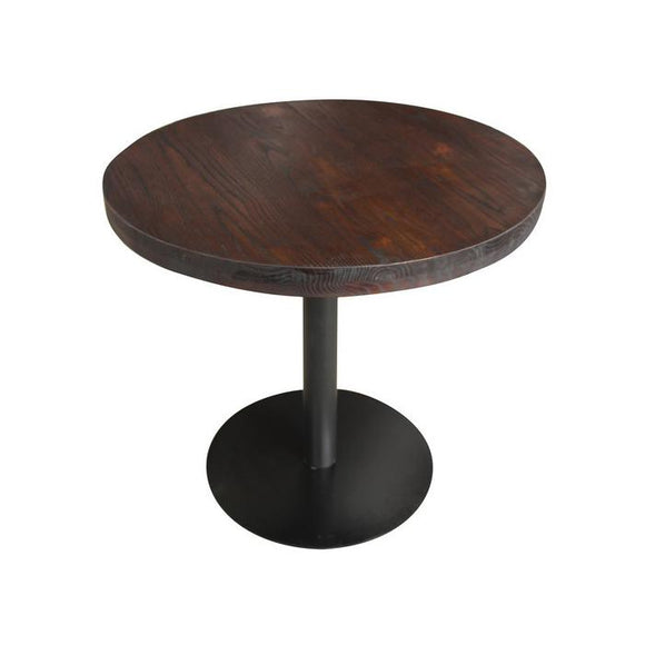 Round Elm Cafe Table
