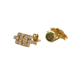 Diamond Gold Earrings in Yellow Gold