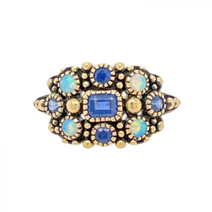 Sapphire Opal Ring