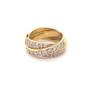 Russian  Diamond Wedding Ring