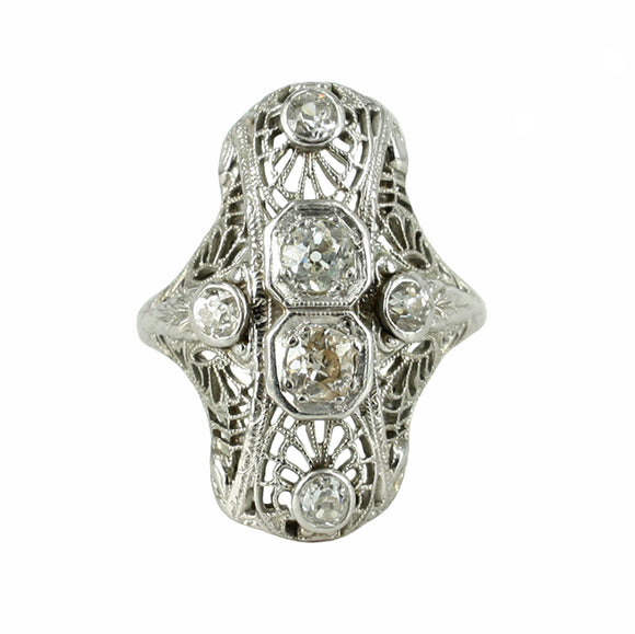 Vintage Old European Cut Diamond Ring