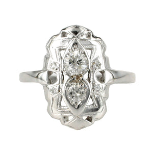 Vintage Belle Epoque Style Diamond Ring