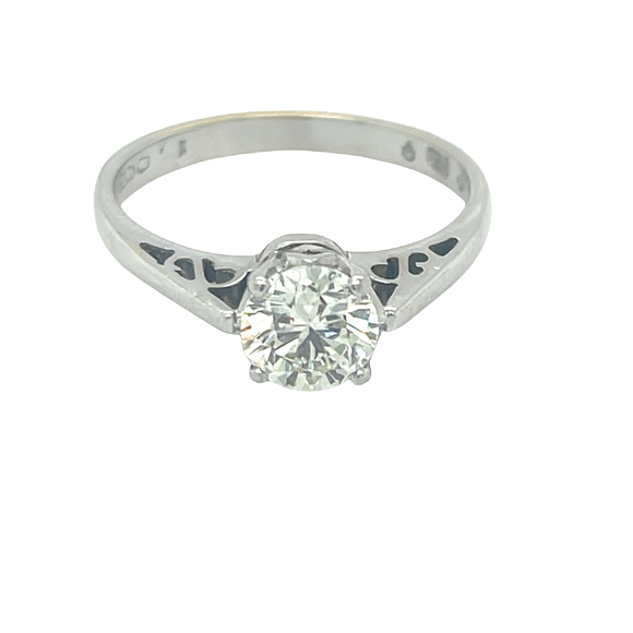 Traditional Diamond Solitaire Ring