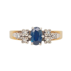 Sapphire Diamond Ring 4