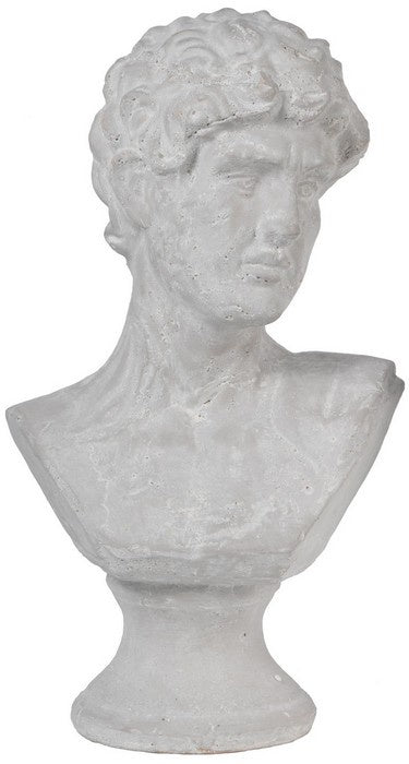 Ceramic Bust Male Head - Large